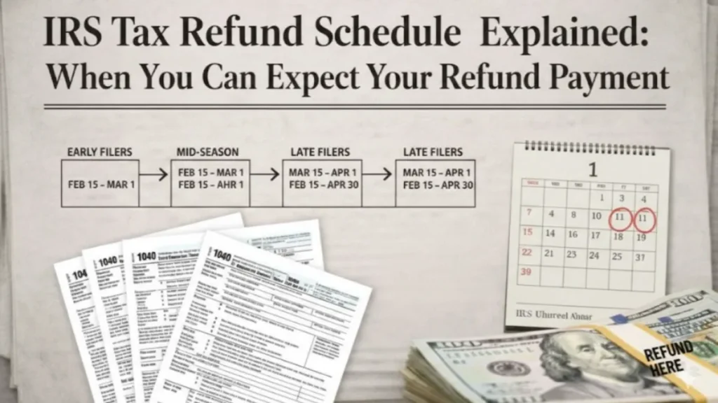 IRS Tax Refund Schedule Explained